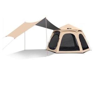 เต็นท์หกเหลี่ยม Explorers ขนาดใหญ่พิเศษ ผ้า Oxford กันน้ำ 2000 มม. กางอัตโนมัติ อุปกรณ์ตั้งแคมป์ หลังคาคลุม - Product Image 4