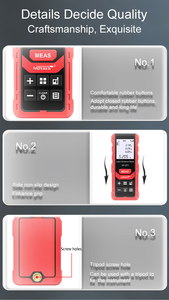 Telémetro de Mano NOYAFA NF-271, Medidor de Distancia Láser de Alta Precisión, Admite 99 Registros de Datos, Múltiples Herramientas de Medición - Product Image 2