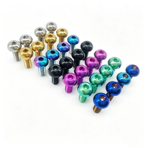 <strong>Factory</strong> Wholesale Button Socket <strong>Head</strong> Titanium Alloy Bolts Colorful <strong>Burnt</strong> Blue for Surron Ultra Bee LBX Light Bee Talaria - Product Image 6