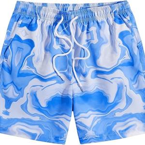 Pantalones Cortos Deportivos de Verano para Hombre con Logotipo Personalizado, Estampado y Cintura con Cordón, Pantalones Cortos Casuales para Playa y Running - Product Image 4