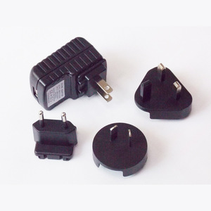 Travel Adapter 5V1A Multi Country Plug With Detachable <b>USB</b> Charger For Global Use - Product Image 4