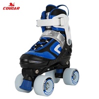 Patins à roulettes 3-en-1 à 4 roues doubles avec emmanchement en maille pour l'hiver, roulements ABEC-9 et matériaux écologiques