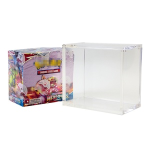 Custom Luxury Clear Transparent Magnetic Acrylic Pokemoned Booster Box <b>Display</b> <b>Case</b> - Product Image 3