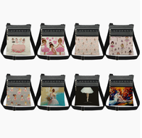 Sac à bandoulière populaire 2026 avec imprimé de ballerine de dessin animé mignon, sac de voyage pour femme, sac de danse et de cosmétiques