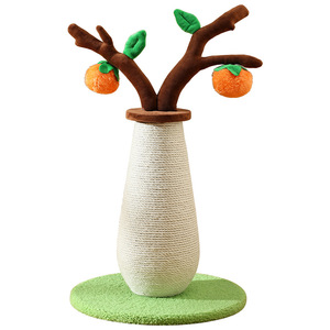 Rascador Vertical para Gatos con Cuerda de Cáñamo para un Rascado Duradero, Diseño de Árbol <span class=keywords><strong>del</strong></span> Dinero, Juguete para Gatos para Aliviar el Aburrimiento - Product Image 5