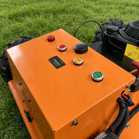 Tondeuse à gazon rotative autopropulsée de qualité industrielle avec poignée télescopique et moteur 2 temps