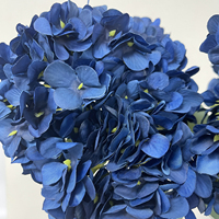 Bunga Hydrangea Biru HGA Bulk untuk Dekorasi Pernikahan, Batang Bunga Sutra untuk Vas Meja Ruang Tamu Rumah dan Dekorasi Pesta Hotel