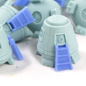 Soododo XDDU-2 văn phòng phẩm thiết lập 3D hình cao su Tẩy bút chì tẩy tàu vũ trụ người ngoài hành tinh UFO tẩy - Product Image 5