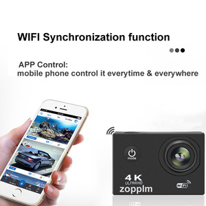 กล้องแอคชั่น ZOPPLM 4K Ultra HD กันน้ำ พร้อม WiFi รองรับการ์ด TF บันทึกวิดีโอและภาพถ่าย - Product Image 4