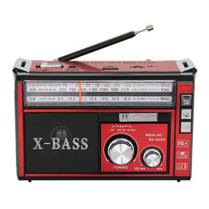 Radio Multifuncional de Alta Calidad con Bandas FM AM SW, Estilo Vintage, Batería Desmontable, Control de Volumen Giratorio, USB, Tarjeta TF, Bluetooth, AUX - Product Image 3