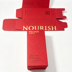 Boîte <span class=keywords><strong>d</strong></span>'emballage en carton blanc avec impression recto-verso personnalisée, dorure à chaud et gaufrage, conception et échantillon gratuits - Product Image 3