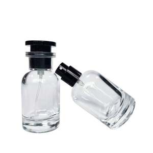 Custom <b>30ml</b> 50ml 100ml Round Glass <b>Perfume</b> <b>Bottle</b> with Pump Sprayer Luxury Packaging Including Customized Box - Product Image 1