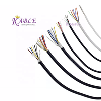 "Kabletex UL2725 Tresse Câble Blindé USB Fils d'Alimentation 26AWG 2C 28AWG 4 Noyaux PVC Cuivre Fil Isolé VW-1 FT1 Toron"