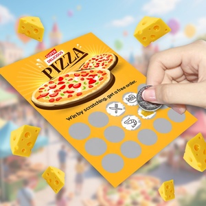 Scratch Cards Custom New Style Winning Prize Icon Digital Printing Scratch Off Cards - Product Image 1