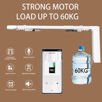 Kits de système de rideaux intelligents automatiques LifeLibero OEM, moteur de rideau électrique intelligent Tuya WiFi pour maison intelligente, hôtel, appartement