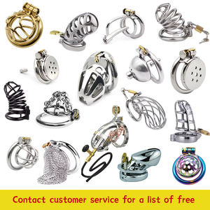 Roestvrijstalen Platte Kleine Mannelijke Kuisheid Apparaat Met Klinknagels Buis Gebogen Ring Cock Kooi Penis Lock Seksspeeltjes - Product Image 6