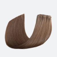 100% vraies extensions de cheveux humains PU sans couture Clip-In cuticule alignée vierge Remy peau trame 100% cheveux brésiliens Invisible Clip-Ons