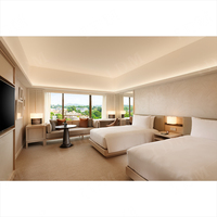 Ensemble de meubles de suite de chambre d'hôtel de luxe 5 étoiles en chêne massif écologique moderne pour villa et appartement