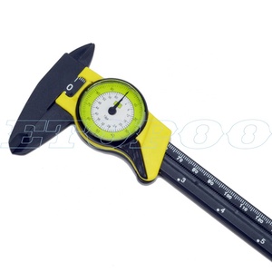 150mm/6 "plastik arama kumpas plastik siyah arama sürmeli kumpas inç-okuma kumpas kalibre - Product Image 5