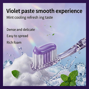 KORMESIC Pasta Dental Blanqueadora Morada de 100g, Marca Privada OEM, Aliento Fresco, Limpieza Profunda, Fragancia Duradera, Espuma Abundante - Product Image 5