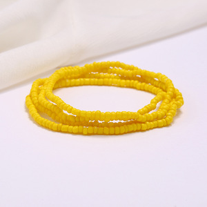 Chaîne de perles de <span class=keywords><strong>taille</strong></span> en verre style bohème africain, bijoux de corps superposés pour femmes adultes - Cadeau pour mariage, fiançailles, fête - Product Image 6