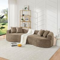 Canapé compact en tissu pour petit appartement, salon, matériau respirant, fabricant OEM direct