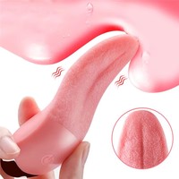 Beliebtes Design Vibrator Bester Vibrator für Frauen mit Leckfunktion und Vibrierender Zunge