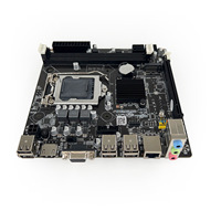 Nouvelle carte mère mini-ordinateur de bureau Intel H61-ITX LGA1155 avec chipset Intel, double DDR3, M.2, carte réseau Gigabit et double mémoire