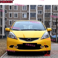Cubierta de Parachoques Delantero Deportivo, Kit de Carrocería Compatible con Honda Fit Jazz GE8 2008-2011, Carcasa de Parachoques Delantero, Piezas de Repuesto Exteriores para Automóvil