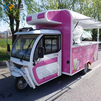 Tricycle Électrique Australien pour la Vente de Nourriture, Remorque Mobile pour Donuts, Kebab, Burgers, Tacos, Pizza – Camion de Restauration Ambulant
