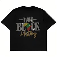 Transfert thermocollant personnalisé pour vêtements et t-shirts, motif strass Juneteenth Day