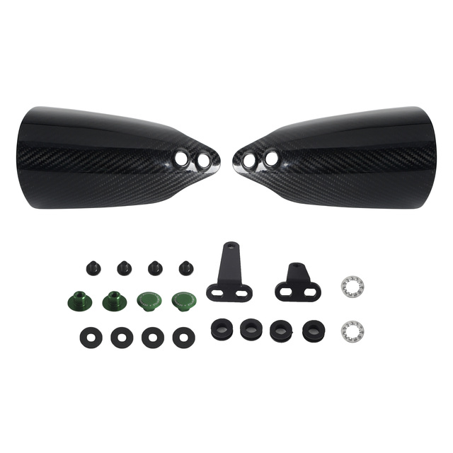 Easy Install Motorcycle 3K Twill/Forged Weave Carbon Fiber Handguards for Harley Road King 2008-2016
