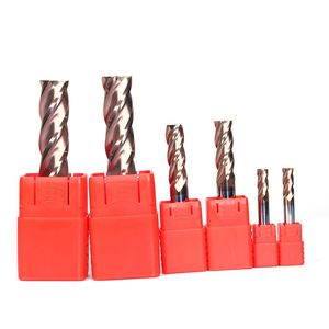 Fraise à queue en carbure de tungstène OEM/ODM non standard de haute précision à 2/3/4 cannelures en U, revêtement TiN, pour machine-outil CNC - Product Image 1