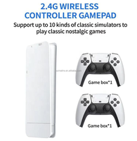 Console de jeu portable M15 Plus 4K HD sans fil pour sortie TV, manette de jeu 3D, émulateur de jeux rétro