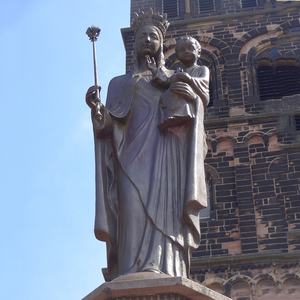 等身大ブロンズ聖母マリア像と小さな赤ちゃんディヴィーノニノ子供イエス誕生ブロンズ像大彫刻 - Product Image 5