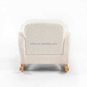 Fauteuil à bascule en bois pour enfant, rembourré Teddy, cadeau pour enfant, fauteuil enfant pour la lecture - Product Image 6