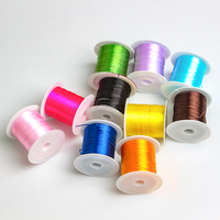 Fil élastique en fil coloré Zhubi (10 rouleaux/lot) adapté à la fabrication de bijoux, à l'artisanat fait à la main et aux accessoires de bricolage