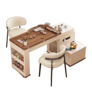 Mesa de centro giratoria multifuncional con cafetera y hervidor, portátil, para uso doméstico, para balcón, mesa de té plegable telescópica - Product Image 5