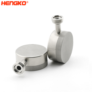 HENGKO Batu Karbonasi Stainless Steel 316L Diffuser Gelembung Halus untuk Gas O2 CO2 Ozon Sparger 0.5 hingga 70 Mikron untuk Bir - Product Image 1