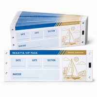 Service OEM direct usine, impression personnalisée, logo sur mesure, commande en gros, billet d'avion en papier cartonné 180x80mm