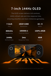 Pour la console de jeu portable M Space 2.0, écran tactile de 7,0 pouces, Android 13, Wi-Fi, batterie de 5000 mAh, 10000 jeux intégrés - Product Image 4
