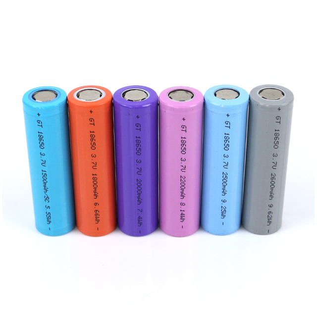 Customized Capacity 18650 Li-ion Battery Cell 1800mAh 2000mAh 2200mAh 2600mAh 2800mAh 3500mAh 3.7V 18650 Lithium Ion Batteries