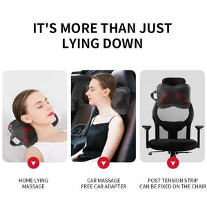 Autocuidado al por mayor masaje almohada de látex precio masajeador de espalda shiatsu vibrador cuello almohada mágica masajeador - Product Image 3