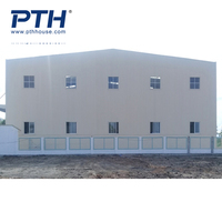 Mobilier de maison pré-assemblée, Structure en acier, modulaire moderne, idéal pour un garage, une clôture ou un entrepôt