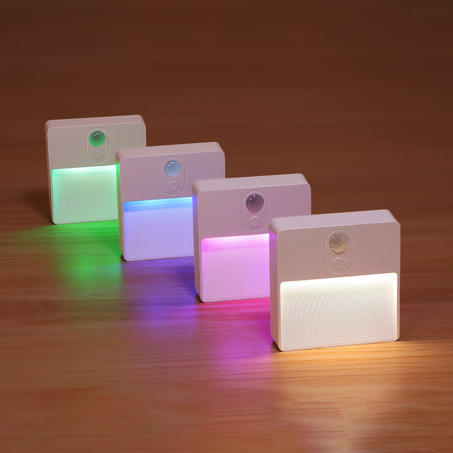 New Items 2026 Smart Intelligent Cordless Usb C Magnetic Human Body Led Lights With Motion Detector Sensor Lamps