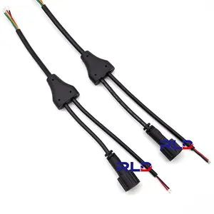 M8 M12 M15 wasserdichtes Verbinderkabel Y Typ 1 bis 2 3 4 5 Wegespaltkabel 2 3 4 5 6 7 8 Pin 16AWG 18AWG 20AWG 22AWG