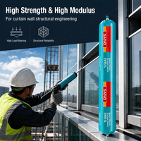 SANVO Mastic silicone haute température en bâtonnet, adhésif étanche pour murs rideaux et vitrages, vente en gros usine
