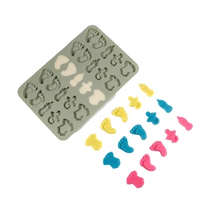 Molde con forma de bebé, molde con forma de pie, molde con forma de botella, molde para hornear pasteles, molde para manualidades y decoración DIY - Product Image 2