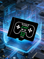 Carte mémoire TF haute vitesse 128 Go A1 V30 U3 Classe 10 pour console de jeux rétro, compatible enregistrement vidéo et drones