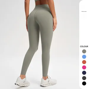 Nouveaux leggings de yoga pour femmes, doux comme du beurre, taille haute, pour les fêtes, la <span class=keywords><strong>randonnée</strong></span>, la salle de sport, les entraînements et les sports - Product Image 4